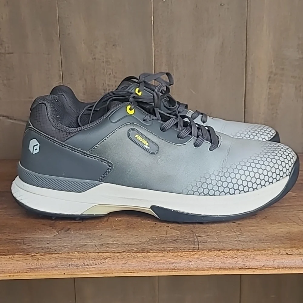 EUC Fitville Golf Shoes Men's sz 11.5W Haze Grey SpeedEx V1 Sneaker